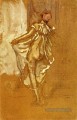 Une danseuse dans une robe rose vue de dos James Abbott McNeill Whistler